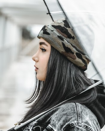 Photo Of Woman Wearing Camouflage Beanie