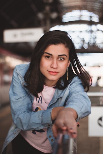 Photo Of Woman Wearing Denim Jacket
