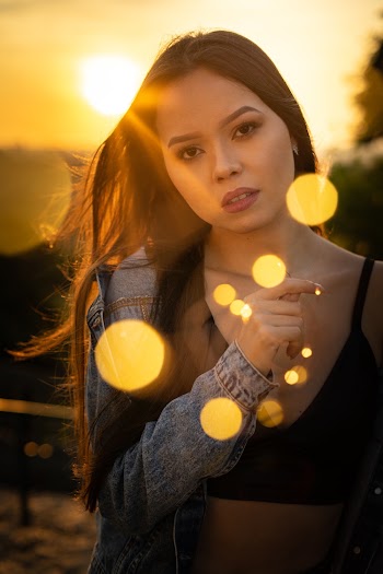 Photo of Woman Wearing Denim Jacket