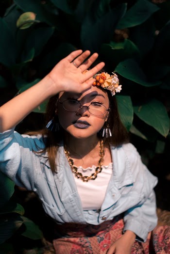 Photo Of Woman Wearing Denim Jacket