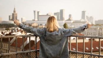 Photo of Woman Wearing Denim Jacket