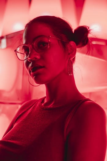 Photo of Woman Wearing Eyeglasses