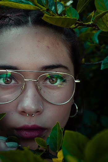 Photo Of Woman Wearing Eyeglasses