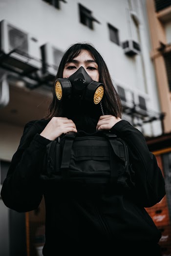 Photo Of Woman Wearing Face Mask