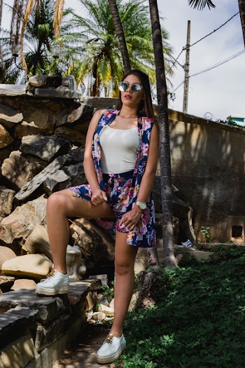 Photo of Woman Wearing Floral 