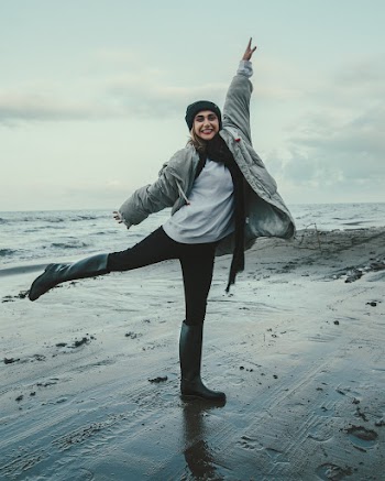Photo Of Woman Wearing Grey Jacket