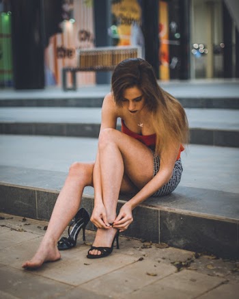 Photo of Woman Wearing Her Heels