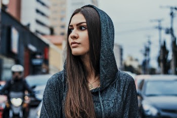Photo of Woman Wearing Hoodie
