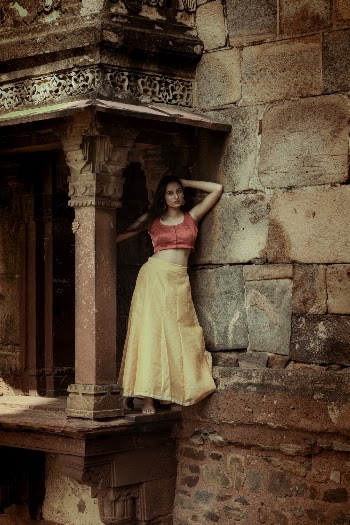 Photo Of Woman Wearing Long Yellow Skirt