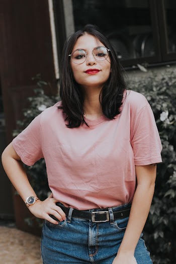 Photo of Woman Wearing Pink Shirt