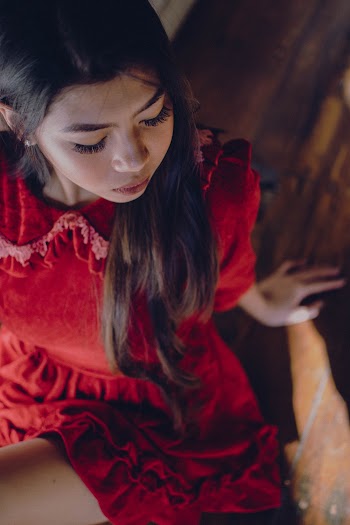 Photo Of Woman Wearing Red Dress