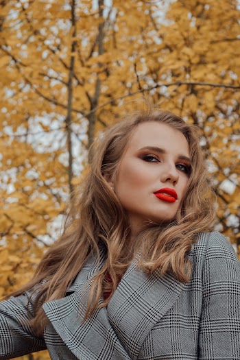 Photo Of Woman Wearing Red Lipstick