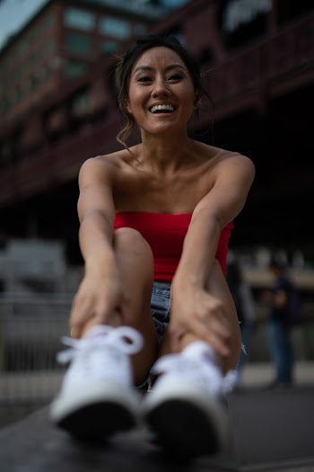 Photo of Woman Wearing Red Tube