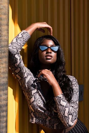 Photo Of Woman Wearing  Snakeskin Shirt 
