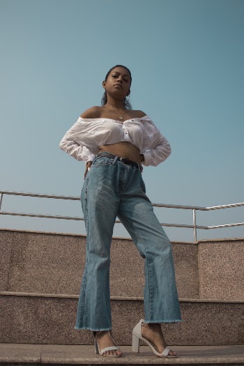 Photo Of Woman Wearing White Crop Top
