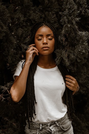Photo Of Woman Wearing White Shirt