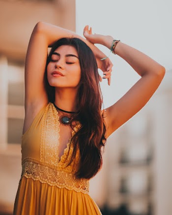Photo Of Woman Wearing Yellow Dress