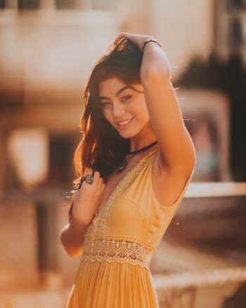 Photo Of Woman Wearing Yellow Dress