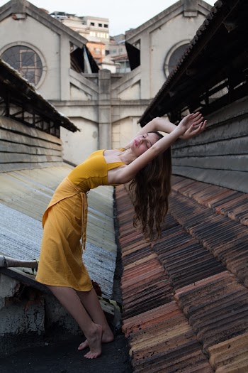 Photo Of Woman Wearing Yellow Dress