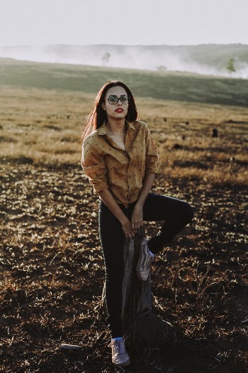 Photo Of Woman Wearing Yellow Dress Shirt