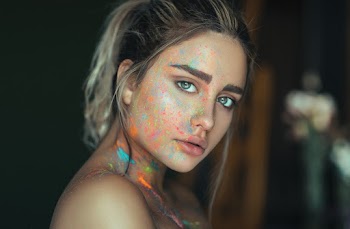 Photo Of Woman With Face Paint