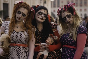 Photo of Women Wearing Halloween Costume