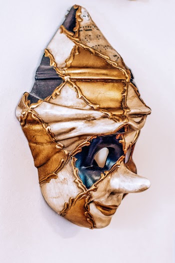Photograph of a Golden Mask