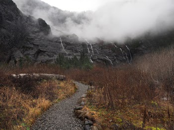 Photograph of a Pathway in the Mountains