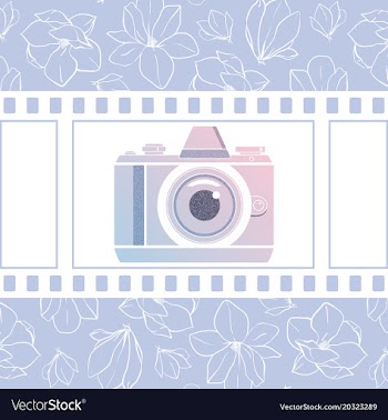 Photographer design element for logotype vector image