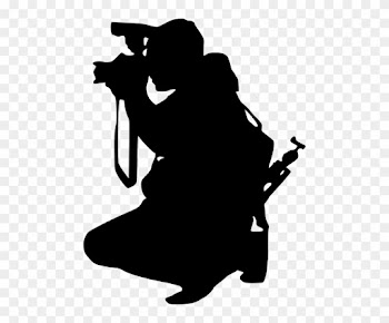 Photographer With Camera Png - Camera Silhouette Png