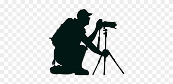 Photographer With Camera Stand Silhouette Transparent - Photographer With Camera Stand Silhouette Transparent