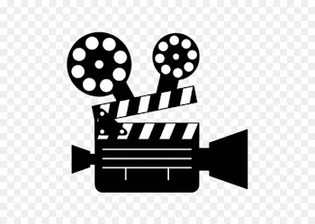 Photographic film Movie camera - Black Log card camera Icon 