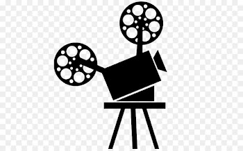 Photographic film Movie projector Cinema - Vintage retro movie projector silhouette assignment 