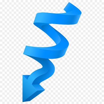 Photography Arrow Illustration - Blue arrow 