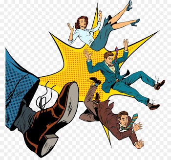 Photography Cartoon Pop art Illustration - Was kick vector Business People 