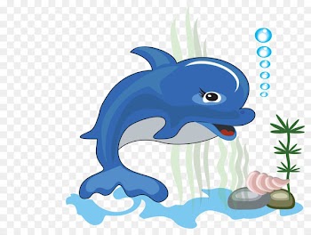 Photography Clip art - Cartoon dolphin material 