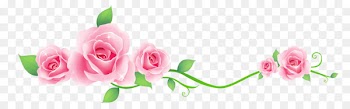 Photography Drawing Floral design - pink flower border 