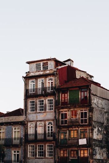 photography of 3-storey and 4-storey houses