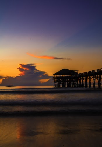 Photography of a Dock During Sunset