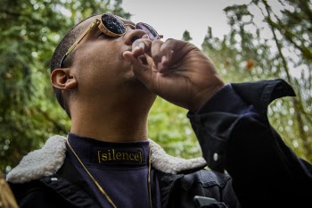 Photography of a Man Wearing Steampunk Sunglasses
