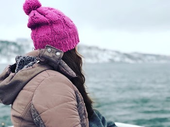Photography of a Woman Wearing Pink Beanie