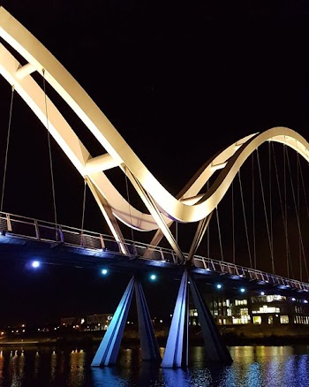 Photography of Beige Arc Bridge