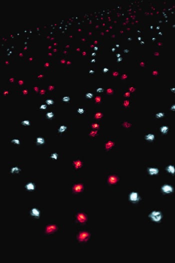 Photography of Blue And Red Lights