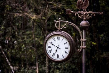 Photography of Clock Displaying time