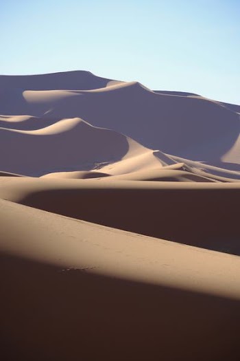 photography of dessert mountains