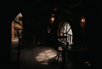 photography of dimmed house