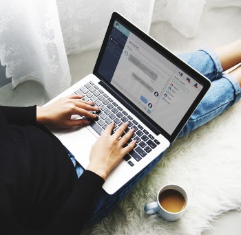 Photography of Person Using Laptop