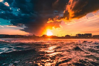 photography of sunset