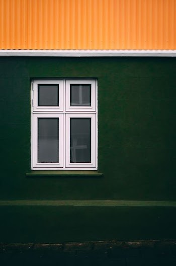 photography of white window
