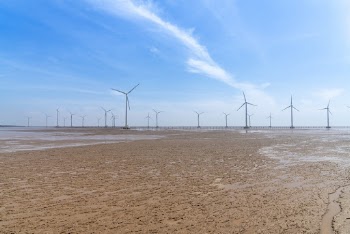 Photography of Windmills at the Field